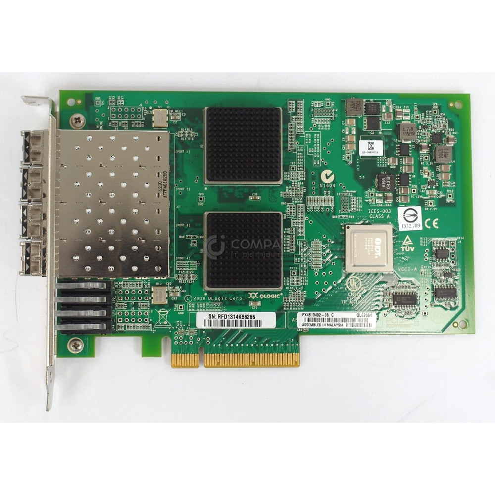 340-2110-00 QLOGIC QLE2564 QUAD PORT 8GB SFP+ FIBRE CHANNEL ADAPTER